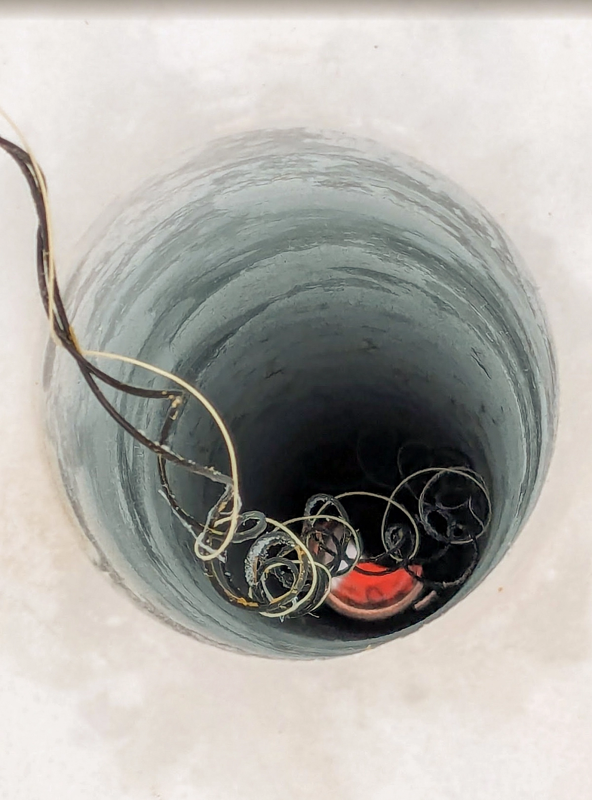 1,200-ft channel created by Ice Diver probe on-site in Greenland.