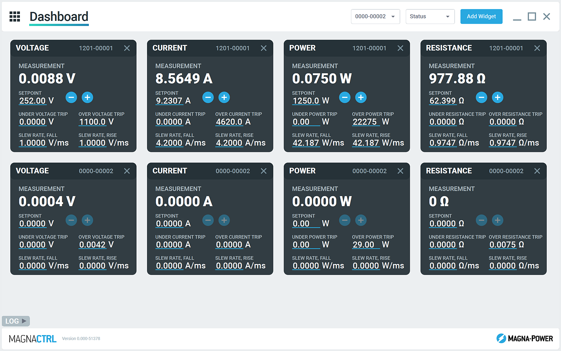 MagnaCTRL user-configurable dashboard with multi-product control.